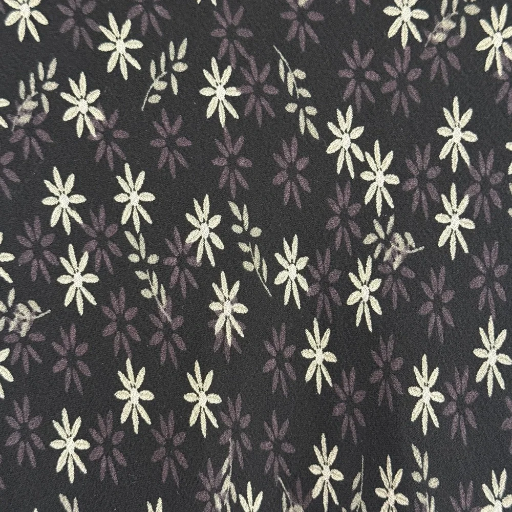 🥸SOLD🥸 Vintage y2k Express 100% Silk bias cut cap sleeve midi dress with floral - Picture 6 of 8